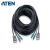 ATEN 宏正 2L-1010P 工业用10米PS/2接口切換器线缆 提供HDB及PS/2 信号接口(电脑及KVM切换器端) 
