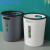 蓝鲸环卫 大号颜色随机 简约手提垃圾桶卫生间厨房塑料垃圾桶办公室纸篓LJHW-1017