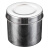 益美得 不锈钢留样盒酒店学校食堂厨房取样盅 圆罐7cm（201材质） BQA11501