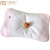 莫代尔小米枕头婴儿定型袋子大米宝宝头型纯棉套夏天睡头型0到6个月 粉色苎麻【内胆套+苎麻枕套】