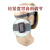 电焊面罩焊工眼镜二保氩弧焊接全脸防护面具透气轻便防烤脸焊帽9 塑料PC+3玻璃灰镜/绑带