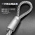 祁衡 304不锈钢钢丝绳压制 起重不锈钢丝绳 双头铝套压制 钢线包塑钢丝绳 10mm-1米长 一米价 