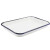 冰禹 BYA-248 搪瓷托盘 实验室白色化工盘 方形盘 加厚平底 单个35*45