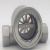 CPETC中誉汇能偏心式叶轮水流指示器不锈钢内螺纹 DN15 L=90mm 单位：个