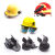 盛世浩瀚定制适合安全帽消防手电筒夹头盔头灯支架安全帽侧灯卡扣夹子安全帽固定卡 J型18-23.5毫米