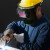 电焊面罩安全帽面罩焊工自动变光头戴式全脸部防护罩氩弧焊帽 配件