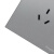 施耐德电气 悦远系列灰色 三孔大功率空调插座16A 86型三孔插座面板