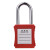 泰瑞恒安 工业安全挂锁25mm钢梁挂锁 直径4mm 单开 配两把钥匙