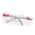 霍尼韦尔（Honeywell）护目镜 S300L 300300*10副 透明镜片 红款 工业 防雾粉尘风沙