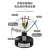 番禺五羊 TRVVP抗拉扯柔性拖链屏蔽电缆线3芯国标控制信号电源线 3*2.5平方/100米