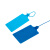 物流挂签吊牌快递面单通用标签塑料标识德邦安能挂牌挂牵扎带封条 250D蓝色（58*100）100条