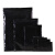 嘉博森黑色自封袋(100只）不透光密封袋 PE避光包装袋 防尘防水化工原料封口袋 黑色自封袋 33*45cm(13丝)