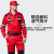 瑞可特 RSF321 抢险救援服套装 电网电力反光应急救援长袖工作服 红色（上衣+裤子） 5XL 