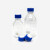 欧杜（oudu） 相液流动相瓶透明丝口瓶液相色谱溶剂瓶螺口储液瓶化学试剂瓶 5000ml【2孔】