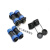 防水航空插 塑料防尘连接器 SD20 3/4/5/6/7/9芯 蓝色 黑色焊接 10芯整套(插头+方座) SD20-10AB