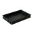 防静电方盘黑色物料盒零件工具元件盒塑料周转箱塑胶托盘浅盘胶盘 46号方盘外尺寸：450*300*45mm