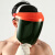 PC 电焊面罩 头戴式 焊接面罩防护 焊工面罩焊帽氩弧焊气保焊防尘 绿色单独面屏