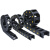 尼龙拖链雕刻机电缆穿线槽机床塑料履带桥式坦克链条工业传动链条 (内高*内宽)35*75