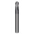 超硬球刀淬火料专用70度2刃钨钢铣刀硬质合金球头R刀CNC数控刀具 R1.5*4.5*D4*50L