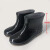 胜丽 雨鞋男款 低筒防水雨靴 防滑耐磨耐脏 劳保水靴  FPD020M 黑色 42码 1双装