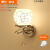 壁灯床头灯卧室简约现代创意欧式美式客厅楼梯LED背景墙壁灯具 6014
