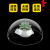 圣滨亚克力半球罩透明有机玻璃空心半圆球罩防尘罩彩色合拼球定制定制 50-70mm 加亚克力拉手