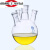 定制 垒固斜四口烧瓶四口反应瓶高硼硅圆底反应瓶100/250/500/100 1000ml/24*24*24*14