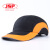 JSP洁适比轻便型防撞安全帽洁适比户外反光骑行运动防护帽时尚内衬 黑色加橘