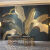 科威顿现代简约电视背景墙壁画东南亚客厅卧室立体墙布3D浮雕芭蕉叶壁纸 高端水晶珠光布每平方