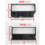 定制适用航天信息Aisino WD-710S 点阵击打式打印机色带架框墨盒 CR39黑色