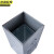 京洲实邦 方形烤漆可回收物 商用不锈钢翻盖分类垃圾桶JZSB-1101