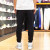 耐克（NIKE）运动裤男裤春新款保暖篮球针织加绒收腿小脚休闲长裤 DM6553-010黑色 L