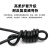 亚美润 高柔性拖链屏蔽电缆耐弯折信号控制电缆TRVVP3*0.3 黑色 100m