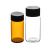 kuihuap 葵花玻璃样品瓶 透明棕色玻璃螺口样品瓶3-50ml 40ml棕色,50个起订 