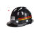 博雷奇国标矿帽矿山安帽ABS玻璃钢煤矿隧道工地井下矿灯头盔印字 国标abs材质v型红色