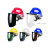 电焊面罩安全帽式支架面屏防护冲击头戴式焊帽工烧氩弧焊接 红色安全帽+支架+白屏