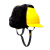 登月 安全帽内衬 防寒保暖户外施工通用型真皮羊剪绒 均号