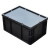 EU周转箱塑料箱可配盖电子厂零件物料胶盒框电子元件盒置物收纳箱 尺寸为600*400mm箱盖子