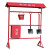 新特丽 消防工具架子红色 多功能铁质整理架器材展示架（空架不含配件）