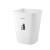 庄太太【11.8L白色】北欧风正方形垃圾桶无盖办公室简约大口厨房分类垃圾桶ins风
