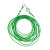安达通 包塑钢丝绳 晾衣架钢丝物业用拉紧绳 4mm粗绿色整套定制（咨询客服） 
