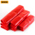 斯威诺 N-3765 红色小号背心垃圾袋 透明手提方便袋外卖超市打包袋22*35CM100个