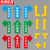 京洲实邦 磨砂防滑指示牌参观通道人行通道标识十型T型一型位置定位标识 16*30cm10款ZJ-1564