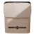 金诗洛 K5134 滑盖壁挂式垃圾桶 橱柜门卫生间悬挂纸篓底部两用抽拉收纳盒 米咖色