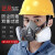仁聚益防毒面具6200喷漆专用口罩化工业粉尘甲醛农气体呼吸防护面罩 6200-6002(7件套装)