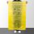 安大侠 医疗垃圾袋 黄色平口式垃圾袋 大号废弃物垃圾袋 加厚一次性大垃圾袋50*60cm50个 