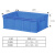 定制塑料长方形物流加厚胶框加高螺丝盒五金工具物料收纳筐 5#(470*345*170)0.84kg 蓝色