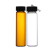 迈恻亦样品瓶透明棕色化工实验室液体展示储液瓶小号玻璃瓶带塑料盖密封 40ml 棕色