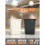 长方形户外垃圾桶2024新款带盖大容量厨房商用餐饮厨余办公室 60L灰色长方形桶