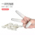 伏兴 FX520 一次性乳胶手指套 耐磨防滑无粉防护指套 乳白色 500g(约900只)